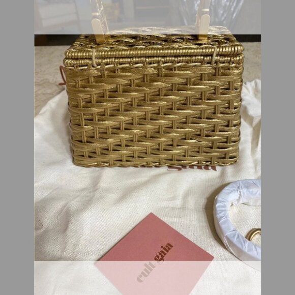 Cult Gaia NWT Sybil Nano Metallic Woven Crossbody Bag (ORIG.$435) w/tax - Picture 5 of 6